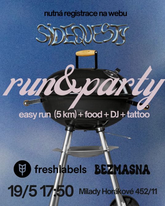 [Praha] - RUN + PARTY = SPECIAL MONDAY RUNQUEST with Freshlabels